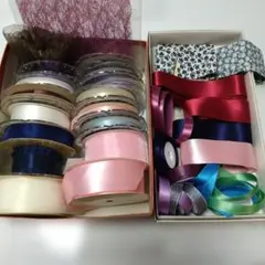 リボン各色多種の中から　幅長さ多種　プレゼント用　パーティ　結婚式　子供　大人