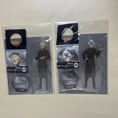 dr.stone ローソン100コラボ　缶バッジ　アクリルスタンド　おまけ付き