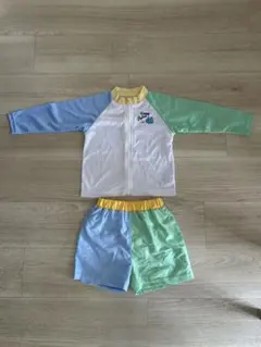 水着セット 95サイズ 青・緑・白・黄