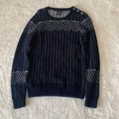 【美USED】アルマーニ・エクスチェンジ　コットンウールニット