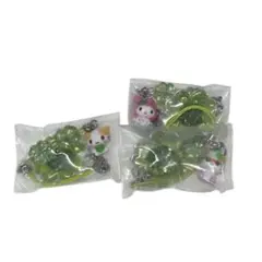 サンリオ　シークレットクローバーストラップ　むねきゅん平成女児　3点セット