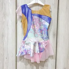 美品✨SASAKI 新体操用レオタード 【S】フリル　シュシュ付き　バレエ