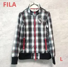 FILA チェック柄ジャケット L