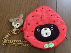 franche lippee いちごくま ポーチ チャーム付きのサムネイル