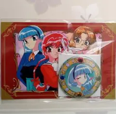 魔法騎士レイアース DMMスクラッチ 缶バッジ＆ポストカードセット 龍咲