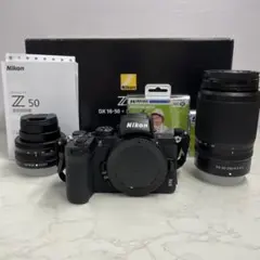 ⭐︎早い者勝ち⭐︎【最終値下】NIKON Z50 ダブルレンズキット　おまけ付き 開封未使用品】Nikon ミラーレス一眼カメラ Z50 ダブルズーム