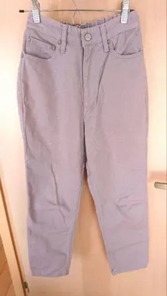 GLOBAL WORK デニムスリムテーパードパンツ