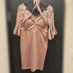 DAZZY ピンク レース付きドレス