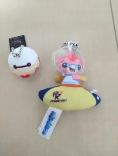ディズニー　ぬいぐるみチャーム　プラズマレイズダイナー