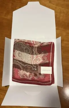 ANNE KLEIN ペイズリー柄 スカーフ