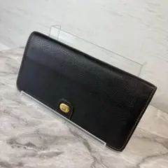 dunhill ダンヒル 長財布 チェルシーシボ革 レザー ブラック ロゴ金具のサムネイル