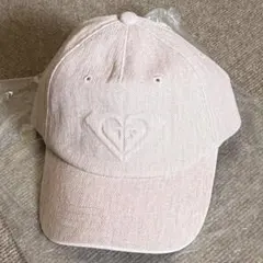 ROXY デニム生地キャップ cap ピンクベージュ 新品