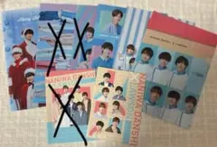 なにわ男子×ローソン クリアファイル ノートセット