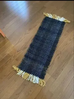 裂き織り機で編んだ手織り　ハンドメイド　テーブルクロス　ランチョンマット