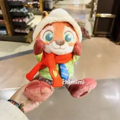 上海ディズニー新作　午年　ズードピア　ニックぬいぐるみ