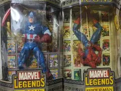 トイビズ版マーベルレジェンドアイコンズ・キャプテンアメリカ&スパイダーマン