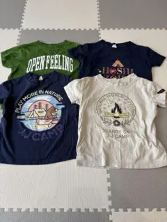 Tシャツ 4枚セット 男の子半袖　110 夏トップスJJCAMP