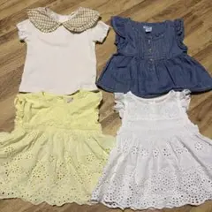 プティマイン　レース　襟　OLD NAVY デニム　トップス まとめ　セット