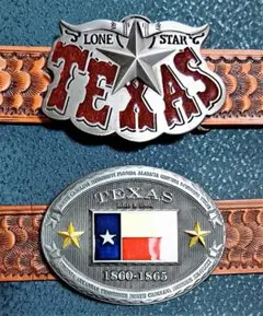 【アメリカの州・バックル巡り】TEXAS-2点セット
