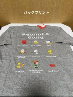 PEANUTS ピクセルプリント 天竺 半袖 Tシャツ スヌーピー Lのサムネイル