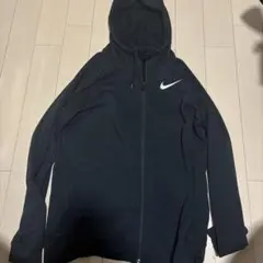 Nike Dri-FIT ブラック フルジップフーディ Lサイズ