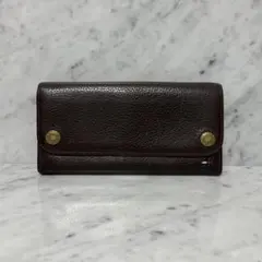 TOMMY HILFIGER トミーヒルフィガー 長財布 本革 ブラウン ロゴ