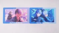 プロセカ✕あんスタ　ePick card series　青柳冬弥、瀬名泉