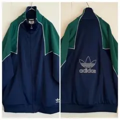 【超レア★裾&背中刺繍トレフォイル&人気のグリーン】アディダストラックジャケット
