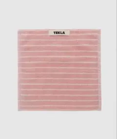 ⭐︎美品⭐︎テクラ TEKLA ピンク ストライプ タオルハンカチ