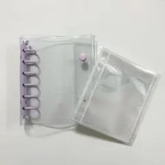 유익 ★씰장 리필 10장 6홀 A7 바인더 투명 클리어 키 체인