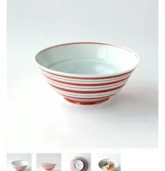 たち吉　おてがる丼　 2個セット 赤 青のサムネイル