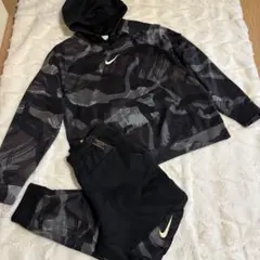 【上下セット】NIKE Therma-FIT セットアップ 上下 カモフラ 迷彩