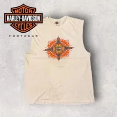 HARLEY-DAVIDSON タンクトップ XL フェード加工 バイカー - メルカリ