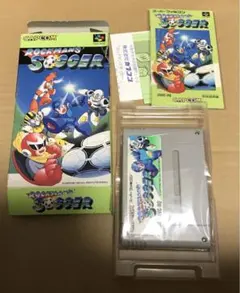 【レア】【完品】【特価品】ロックマンズサッカー スーパーファミコンソフト