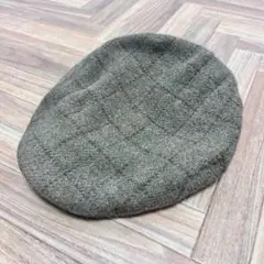 美品　ポロラルフローレン　ウールハンチング帽　チェック柄　上品