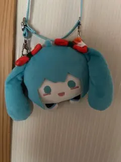 初音ミク　海外コラボ　ぬいぐるみポシェットコインケース【新品、未使用】