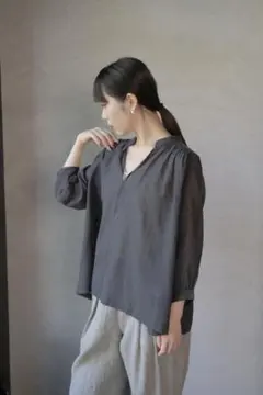 2024年 evam eva ギャザープルオーバー定価24,200円