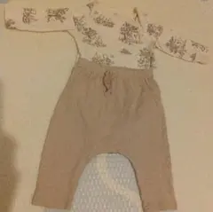 baby gap くま柄ロンパース パンツ 6-12ヶ月　70