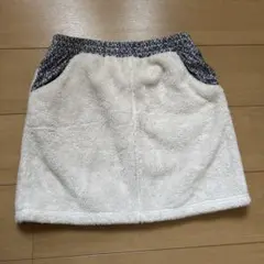 adidas アディダスゴルフスカート ボア　ホワイト×グレー 中古