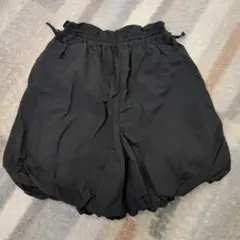 アプレレクール　黒 バルーンシルエット ハーフパンツ　140