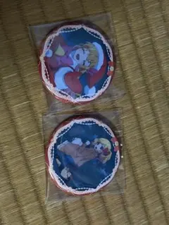 アイカツスターズ イオン限定 チェスクッキー クリスマス 缶バッジ 虹野ゆめ
