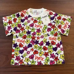 x-girl キラッキー総柄Tシャツ　80のサムネイル