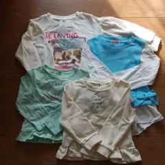 A243【新品】キッズ女児110 120 4枚セット 女の子