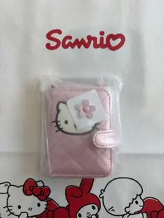 ハローキティ ミニチュアキルトシリーズ 手帳型ダブルミラー チャーム　ピンク