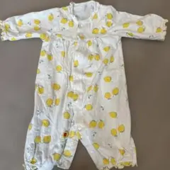 レモン柄ロンパース 50~70サイズ