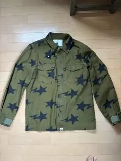 初期 A BATHING APE ‘BAPESTA’ 総柄 ミリタリージャケットのサムネイル