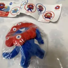 ミャクミャクとカモノハシのイコちゃん カプセルぬいぐるみ ミャクミャク 座り