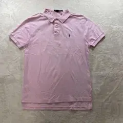 【F2224】 Ralph Lauren 半袖ポロシャツ サイズL ピンク