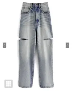 GRL スリットデニムワイドパンツ 〈cu420〉