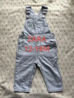 ZARA デニムオーバーオール 12-18ヶ月